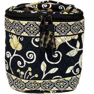 Vera Bradley Insulated Cooler Keeper Yellow Bird Yellow/Black Bag RETIRED EUC